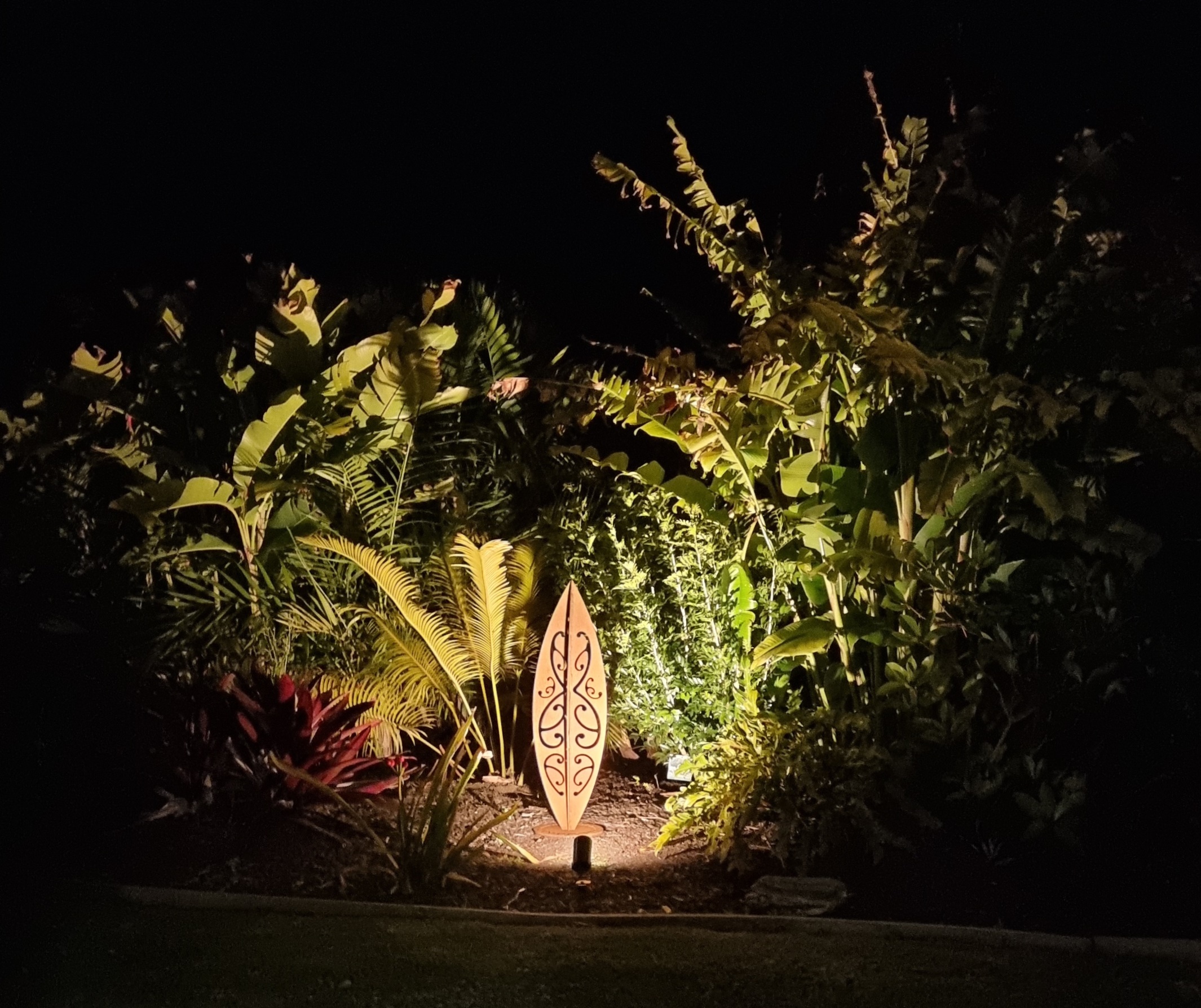  Mini 3D Koru Sculpture Corten Steel